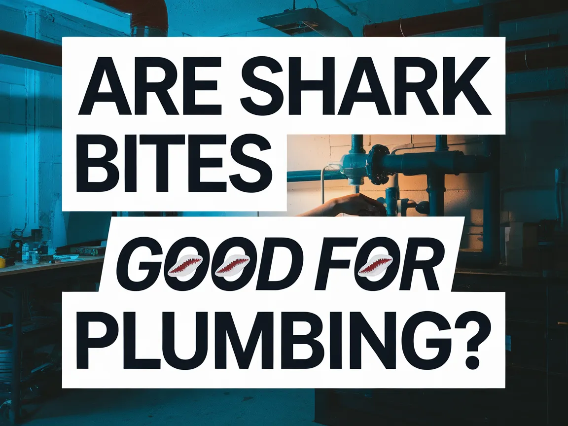 Image depicting the question Are Shark Bites Good For Plumbing in a plumbing context