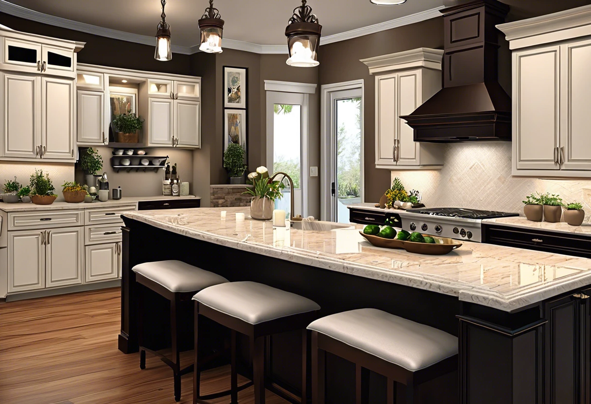 Modern kitchen featuring new plumbing installations that enhance home value.