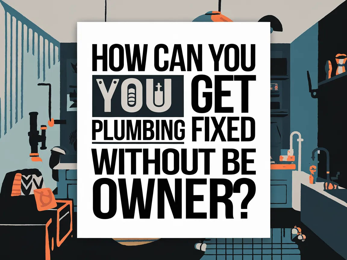 Image depicting plumbing repair options for non-owners